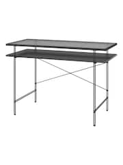 Dorel Home Black Oak Europe Wainwright Desk - Image 4 of 4