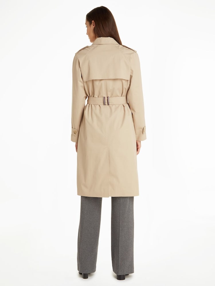 Tommy Hilfiger Brown Trench Coat - Image 1 of 3