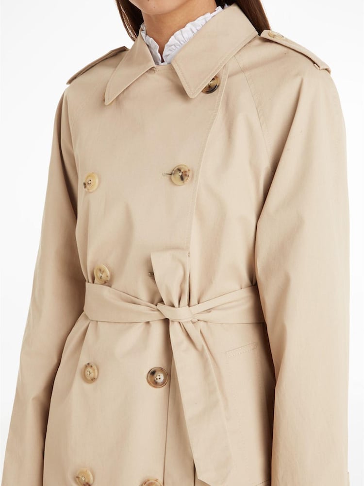 Tommy Hilfiger Brown Trench Coat - Image 3 of 3