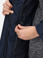 Regatta Blue Lyanna Longline Waterproof Insulated Jacket - Image 4 of 9
