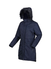 Regatta Blue Lyanna Longline Waterproof Insulated Jacket - Image 9 of 9
