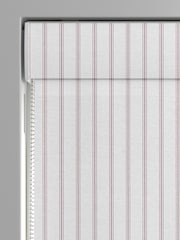 Laura Ashley Purple Burnsall Stripe Made To Measure Roman Blinds - Image 3 of 6