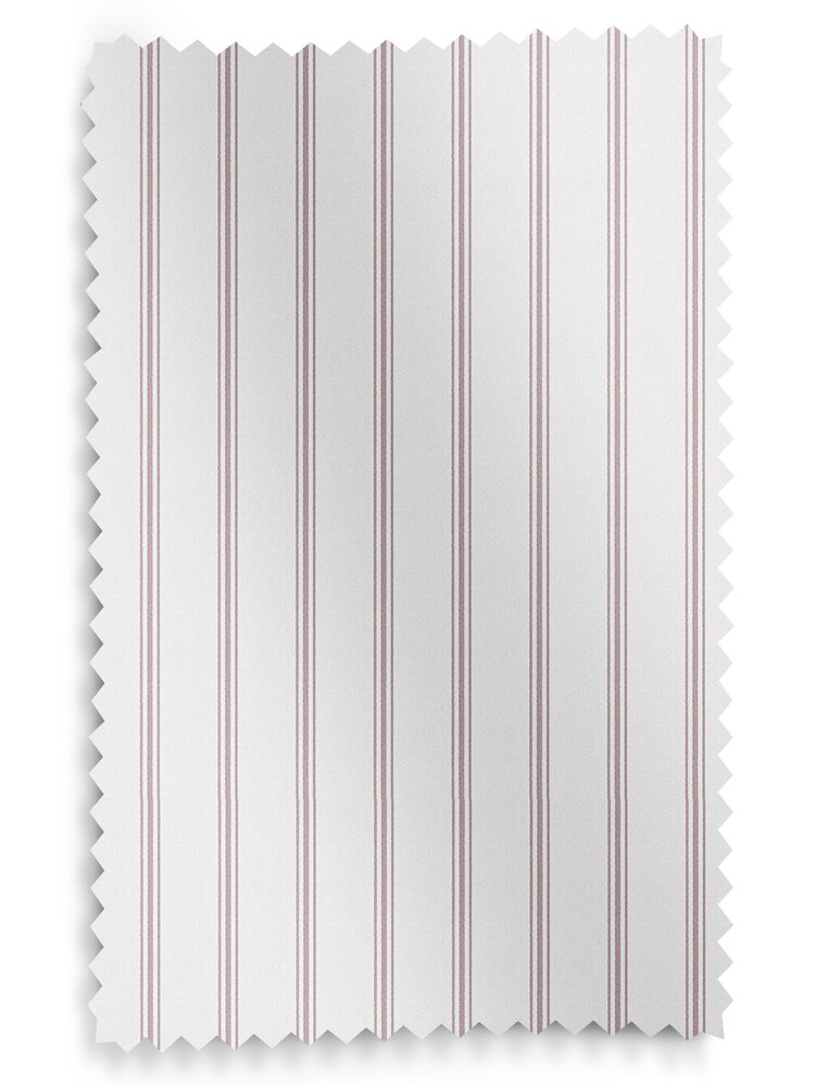 Laura Ashley Purple Burnsall Stripe Made To Measure Roman Blinds - Image 5 of 5