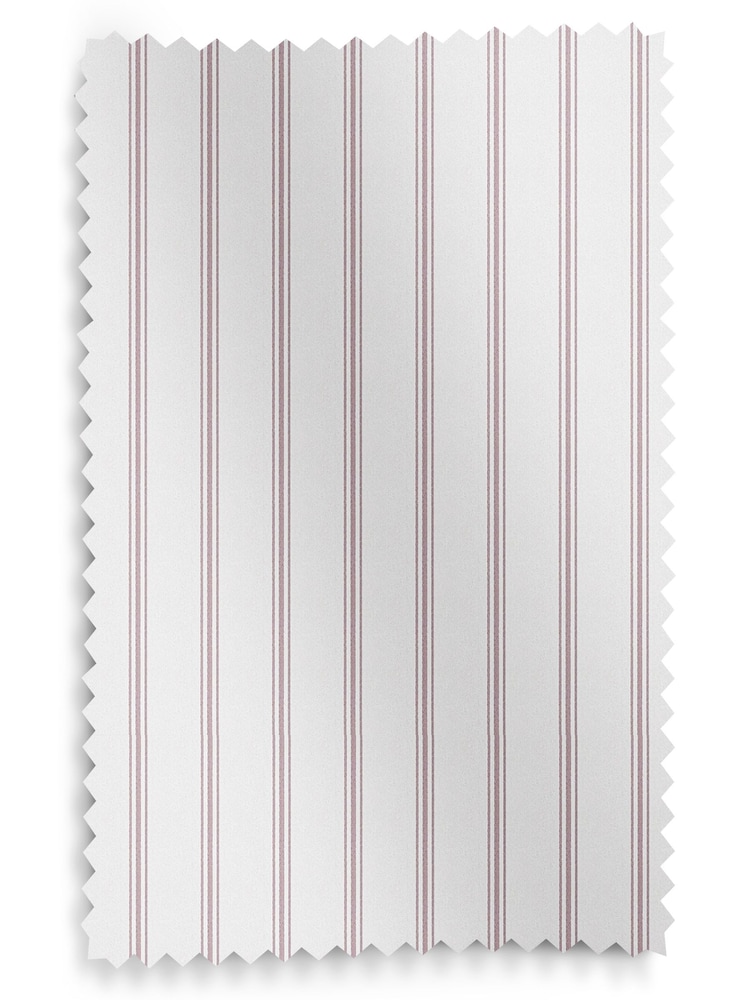 Laura Ashley Purple Burnsall Stripe Made To Measure Roman Blinds - Image 6 of 6