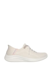 Natural White - Skechers Slip-ins: Ultra Flex 3.0 Brilliant Trainers - Image 6 of 10