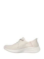 Natural White - Skechers Slip-ins: Ultra Flex 3.0 Brilliant Trainers - Image 7 of 10