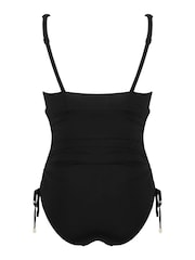 Pour Moi Black Maternity Ruched Swimsuit - Image 5 of 5