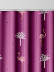 Sara Miller Pink Flamingo Made To Measure 100% Cotton Curtains - Image 8 of 9