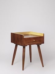 Swoon Light Brown Fresco Side Table - Image 5 of 7