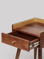 Swoon Light Brown Fresco Side Table - Image 6 of 7