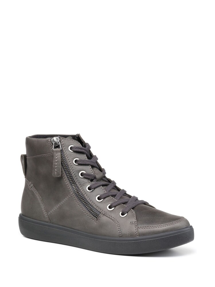 Hotter Grey Rapid X Wide Lace/Zip Boots - Image 2 of 4
