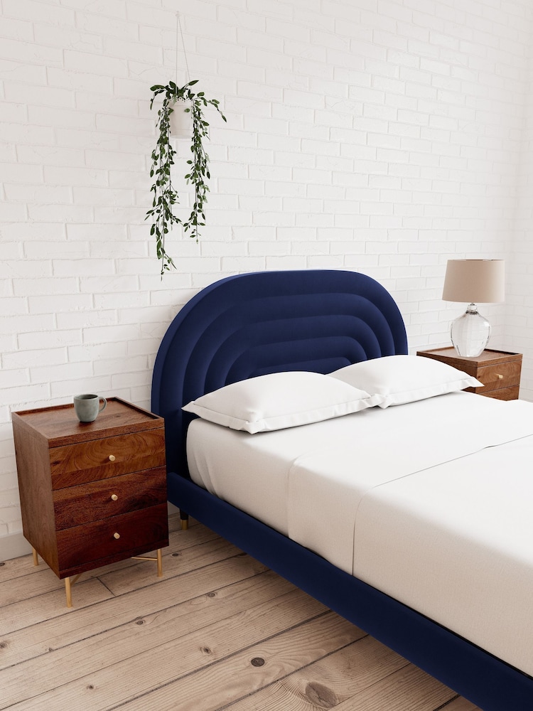 Swoon Brown Halle Bedside Table - Image 2 of 7