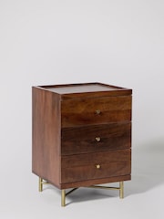Swoon Brown Halle Bedside Table - Image 5 of 7