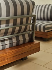 MADE.COM Stripe Avarna Garden Corner Lounge Set - Image 3 of 9