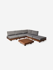 MADE.COM Stripe Avarna Garden Corner Lounge Set - Image 5 of 9