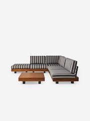 MADE.COM Stripe Avarna Garden Corner Lounge Set - Image 6 of 9