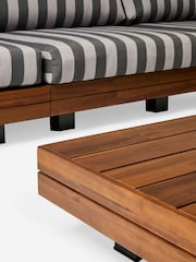 MADE.COM Stripe Avarna Garden Corner Lounge Set - Image 8 of 9