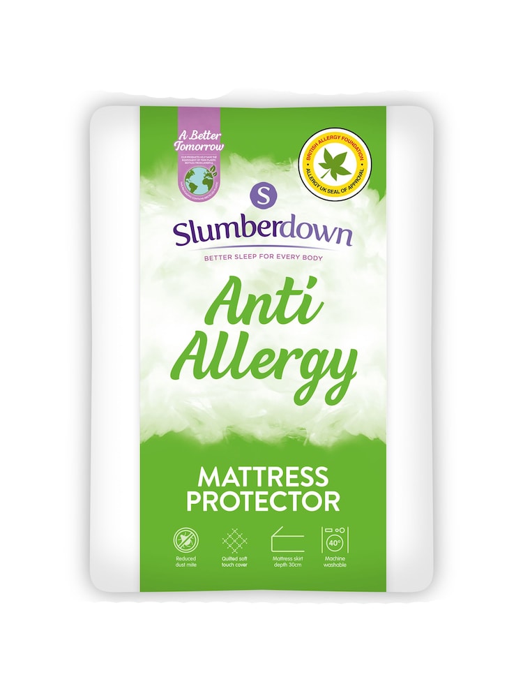 Slumberdown Anti Allergy 30cm Depth Mattress Protector - Image 3 of 3