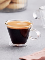 Judge Clear Duo Flare Double Walled Espresso Glass Set - Image 1 of 3