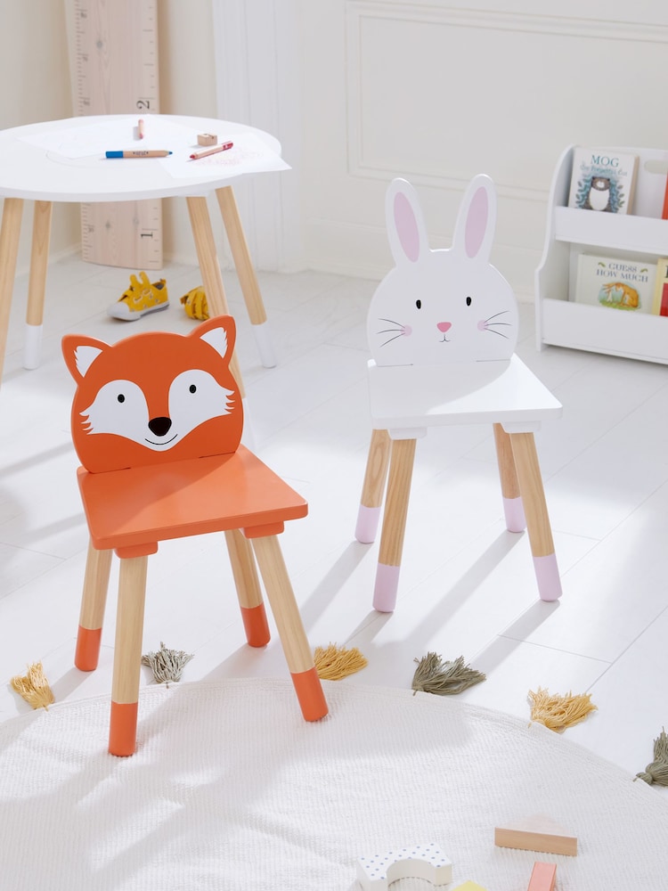 JoJo Maman Bébé Fox Wooden Children's Chair - Image 5 of 5