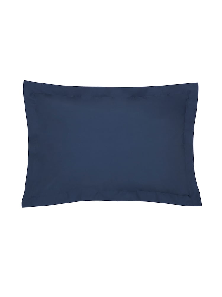 Laura Ashley Set of 2 Midnight Blue 400 Thread Count 100% Cotton Pillowcase - Image 1 of 1