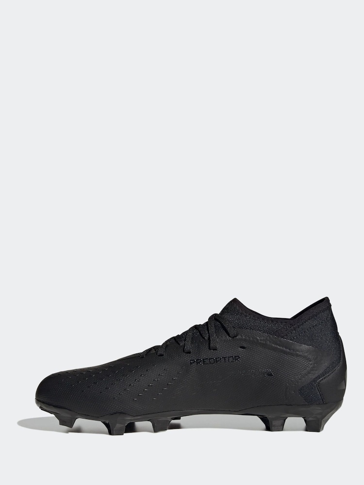 adidas Black Adult Predator Accuracy.3 Firm Ground Boots - Image 2 of 9