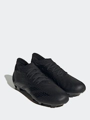 adidas Black Adult Predator Accuracy.3 Firm Ground Boots - Image 4 of 9