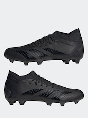 adidas Black Adult Predator Accuracy.3 Firm Ground Boots - Image 5 of 9