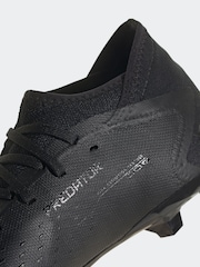 adidas Black Adult Predator Accuracy.3 Firm Ground Boots - Image 8 of 9