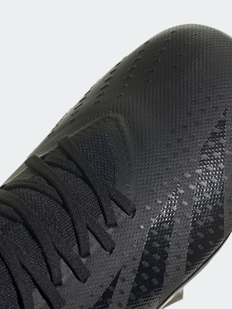 adidas Black Adult Predator Accuracy.3 Firm Ground Boots - Image 9 of 9