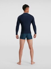 Speedo Navy Blue Long Sleeve Rash Top - Image 2 of 4