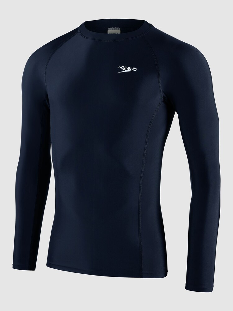 Speedo Navy Blue Long Sleeve Rash Top - Image 4 of 4