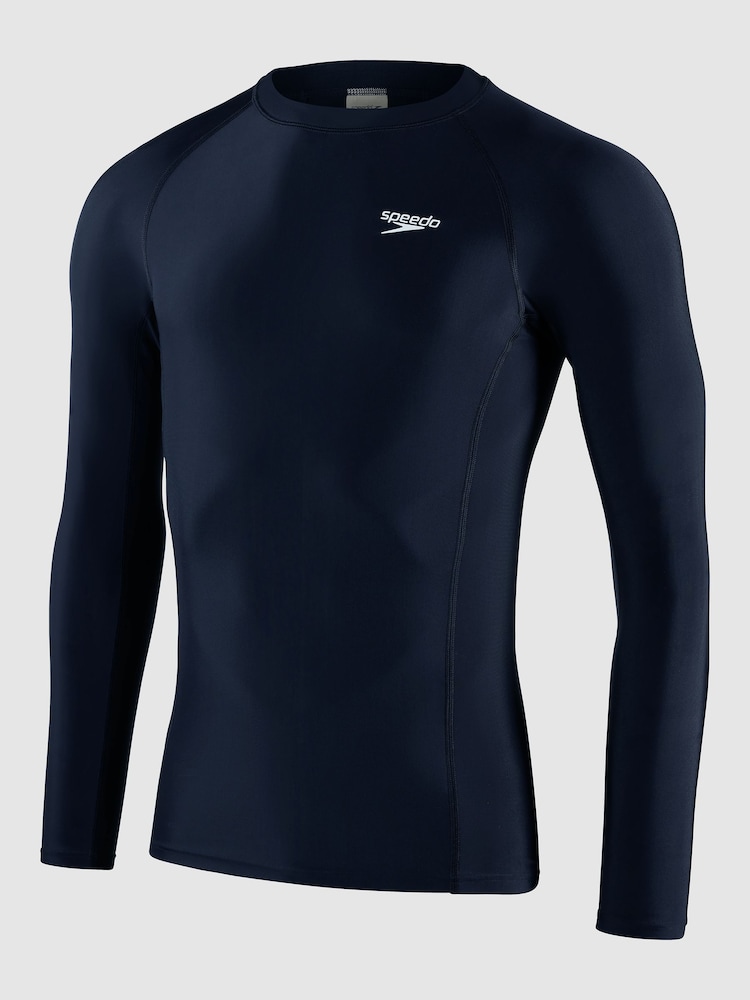 أزرق داكن أزرق - رداء علوي واقٍ من الشمس بكُم طويل من Speedo - صورة 4 من 4 أزرق داكن أزرق - رداء علوي واقٍ من الشمس بكُم طويل من Speedo - صورة 4 من 4