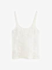 White Crochet Lace Cami Top - Image 7 of 7