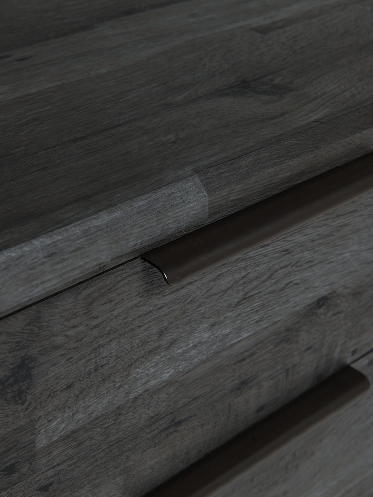 Black Bronx Up to 65 inch Oak Effect TV Unit - Image 10 of 10