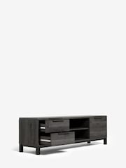 Black Bronx Up to 65 inch Oak Effect TV Unit - Image 7 of 10