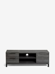 Black Bronx Up to 65 inch Oak Effect TV Unit - Image 9 of 10