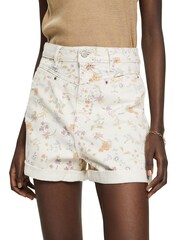Esprit Natural Floral Printed Shorts - Image 1 of 7