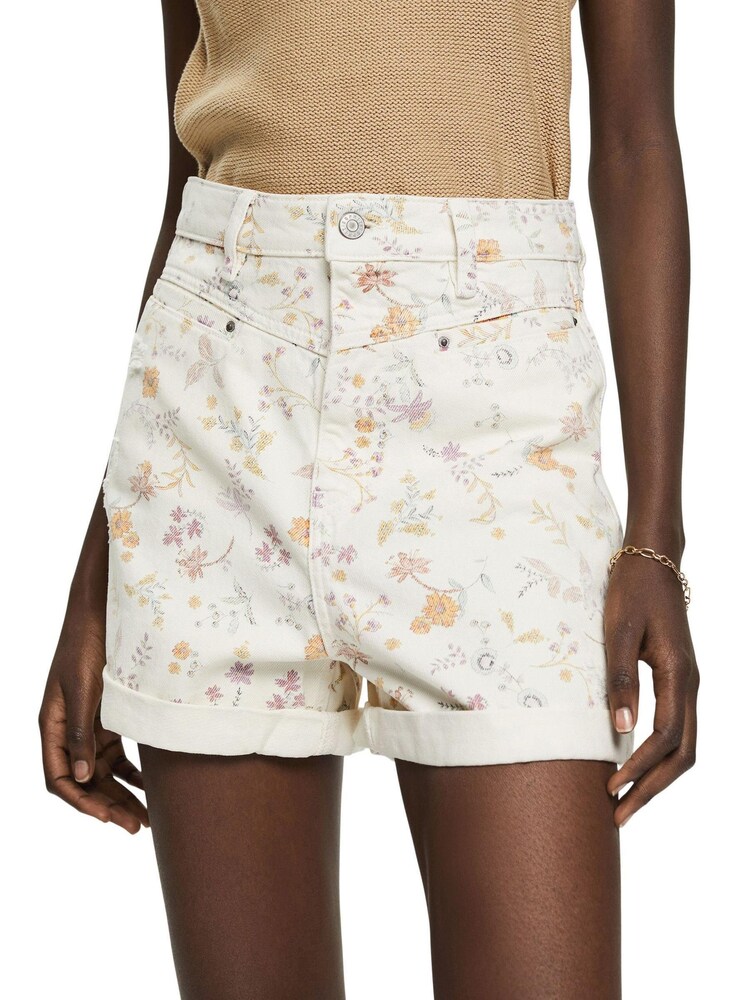 Esprit Natural Floral Printed Shorts - Image 1 of 7