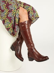 Jones Bootmaker Rachel Leather Rider Boots - Image 1 of 6