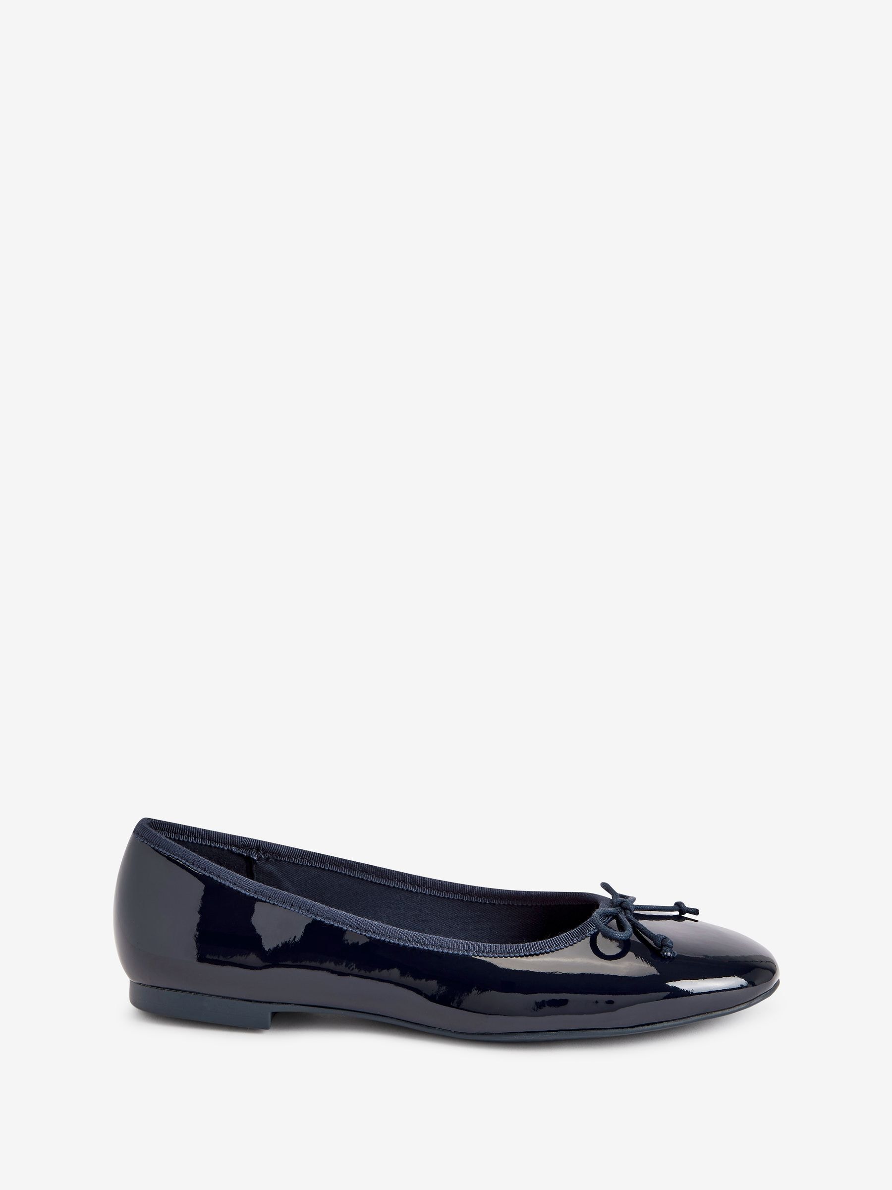 Navy Blue Standard Wide Fit Forever Comfort Ballerinas Shoes