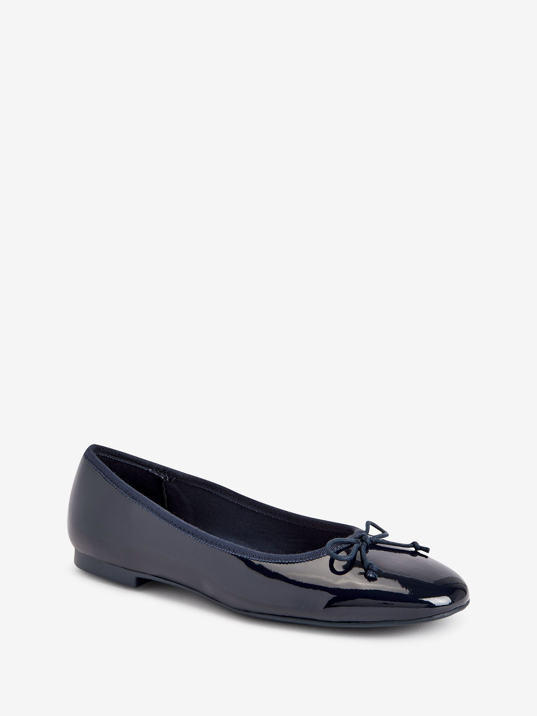 Navy ballerina pumps cheap