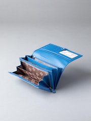 Lakeland Leather Blue Large Purse - Image 3 of 5