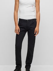 HUGO Dark Wash Slim Fit Comfort Stretch Denim Jeans - Image 1 of 8