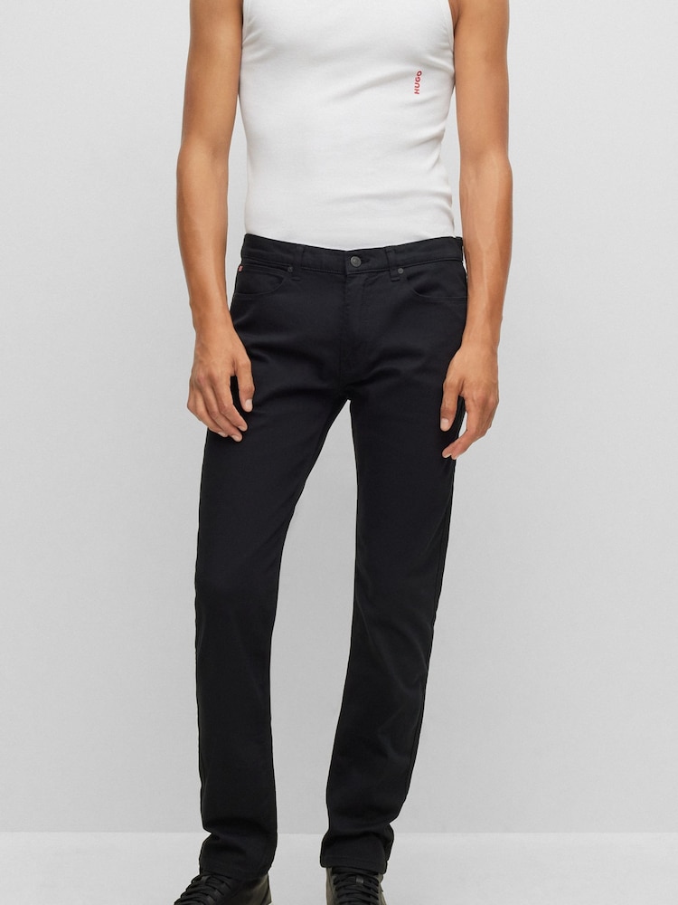 HUGO Dark Wash Slim Fit Comfort Stretch Denim Jeans - Image 1 of 8