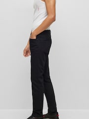 HUGO Dark Wash Slim Fit Comfort Stretch Denim Jeans - Image 3 of 8