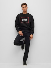 HUGO Dark Wash Slim Fit Comfort Stretch Denim Jeans - Image 5 of 8