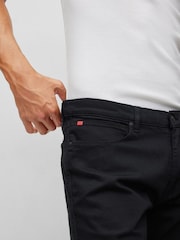 HUGO Dark Wash Slim Fit Comfort Stretch Denim Jeans - Image 6 of 8