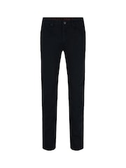 HUGO Dark Wash Slim Fit Comfort Stretch Denim Jeans - Image 8 of 8