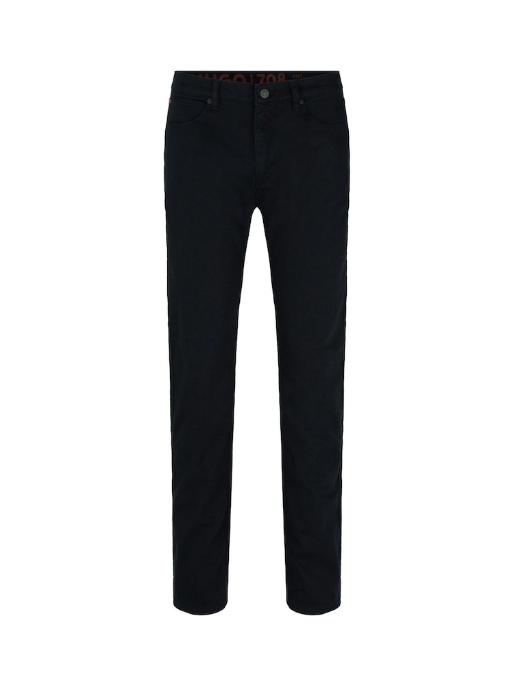 HUGO Dark Wash Slim Fit Comfort Stretch Denim Jeans - Image 8 of 8
